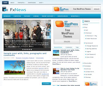 FxNews tema de notícias para wordpress